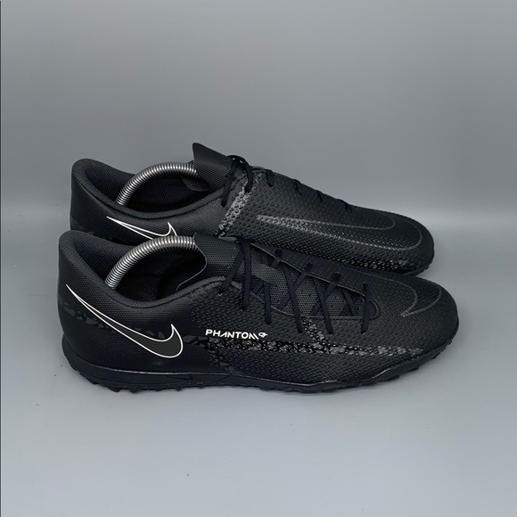 Nike PhantomGT2 Club TF Black Gray Soccer Shoes DC0821-001 Men's Sz 11 NWT‎